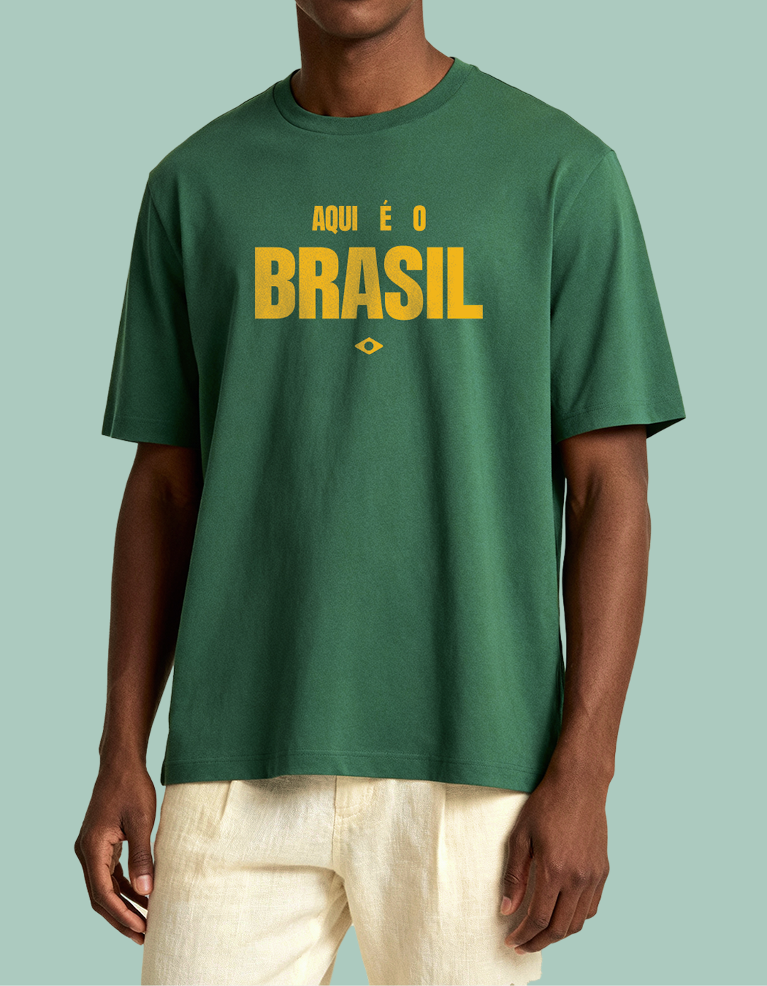 Camiseta - Aqui é o Brasil