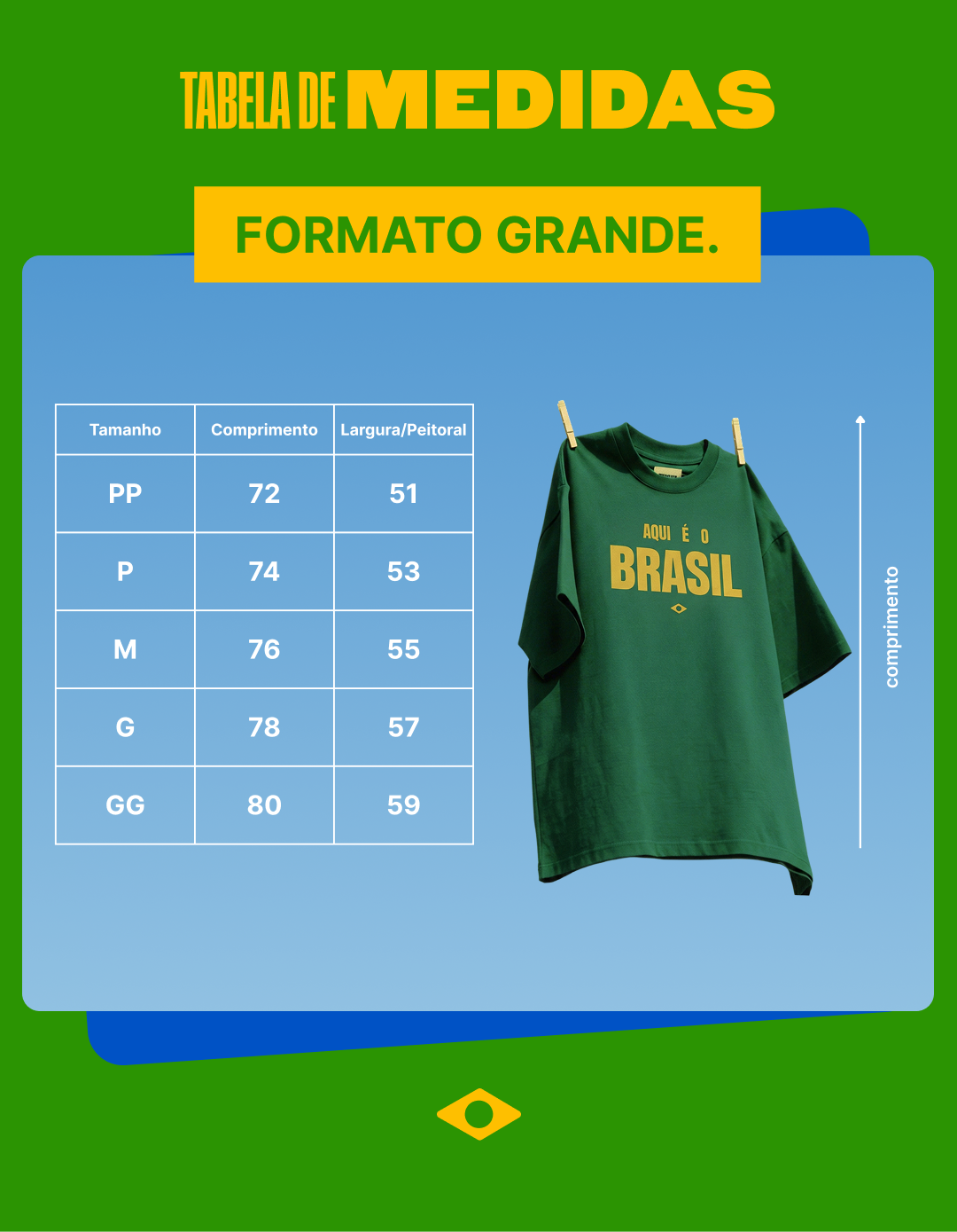 Camiseta - Aqui é o Brasil
